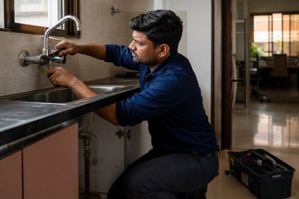 Illustrative view representing repair services in Sangareddy
